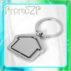 BR0560 брелок домик металлический крутящийся под гравероку www.promozp.com.ua 061 707 84 59 BR0560 брелок домик металлический крутящийся