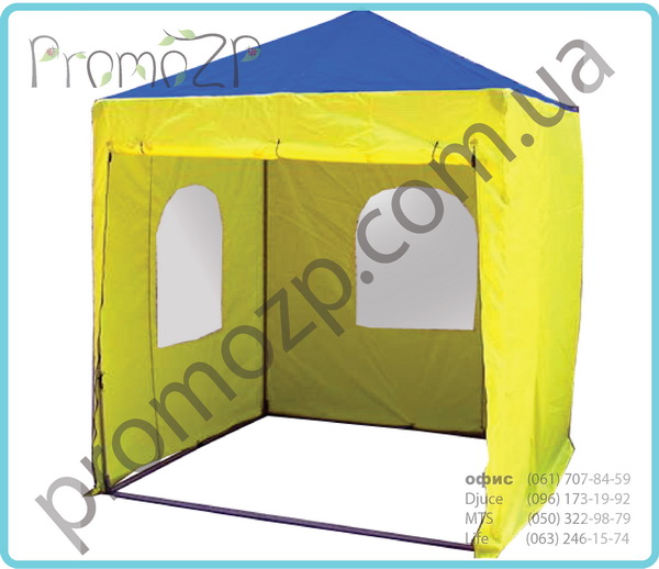 пвх шатёр 2х2 метра гарантия защиты от таких света, ветра, дождя, снега и других неблагоприятных для торговли на улице погодных условий шатёр из пвх ткани с окнами, с усиленным каркасом 2х2 метра, разборной