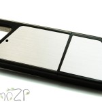 P17 флешка в цветной обрамке, с серебристым полем под печать, USB накопители с колпачком