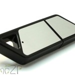 P17 флешка в цветной обрамке, с серебристым полем под печать, USB накопители с колпачком