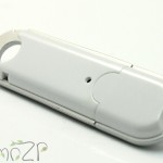 P19 флешка пластиковая в белом корпусе с колпачком на защёлке, флешки под печать