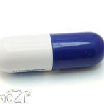 P20 флешка капсула, флешка в пластиковом двухцветном корпусе, флешка для брендирования