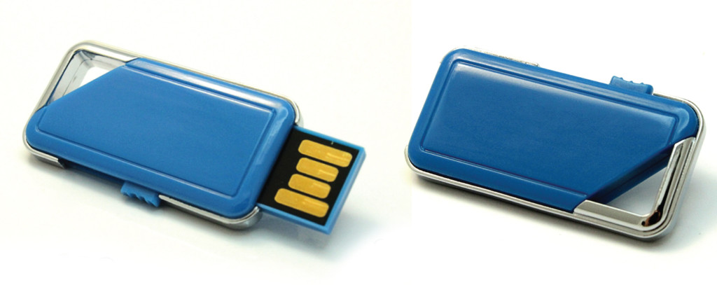 P21 флешки пластиковые с выдвижным механизмом, выдвижные минифлешки с печатью