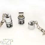 ZP S1 металлическиая флешка, подарочная металлическая противоударная водонепроницаемая флешка с металлическим корпусом