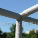 каркас палатки для торговли, соединение элементов каркаса торговой палатки promozp.com.ua