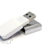 флешки распродажа, P27 флешка пластиковая комбинированная поверхность для печати пластик белый и пластик хромированный