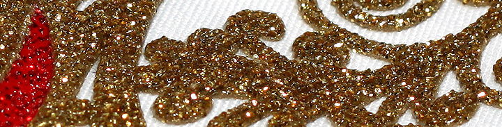 шелкотрафаретная печать с глиттером, множество блёск при печати шелкотрафаретом можно добиться с помощью глиттера.